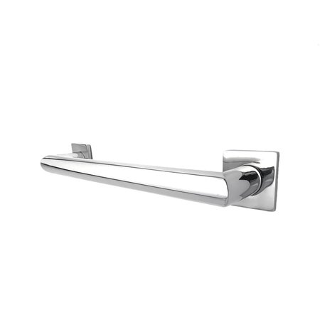 PREFERRED BATH ACCESSORIES Blended 44.5" Length, Smooth, Stainless Steel, 42" Grab Bar, Bright Polished 8042-BL-BP
